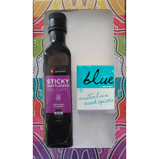 Bush Spices Condiments & Spice Pack - Sticky Wattleseed Balsamic & Blue Seafood Blend with Lemon Myrtle